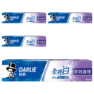 DARLIE 好來 全亮白 多效護理牙膏, 140g, 4條