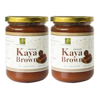 KAYA HOUSE 咖椰 咖椰醬 Brown, 400g, 2罐