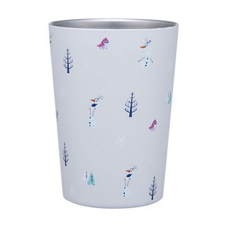 Skater 真空不鏽鋼保溫杯, 400ml, 1個, 冰雪奇緣 雪寶 白色