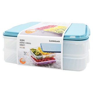 LocknLock 樂扣樂扣 長方形冷凍保鮮盒 2個, 3.4L, 1組