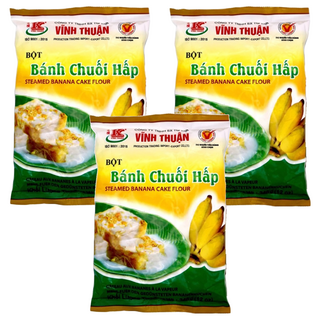 VINH THUAN 永順 香蕉糕粉, 340g, 蒸香蕉蛋糕粉, 3包