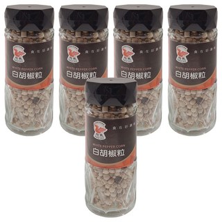 飛馬 白胡椒粒, 50公克±3公克, 50g, 5瓶