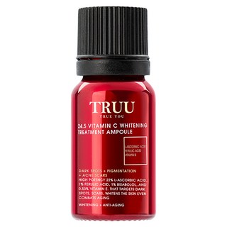TRUU 24.5強效左旋C美白安瓶 22%左型C精華 1%阿魏酸 1%沒藥醇 0.53%維他命E 改善暗沉 亮白肌膚, 10g, 1件