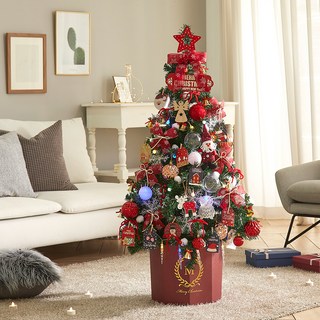 HOUSENSE 聖誕樹全組, 天然葡萄酒，1.4米