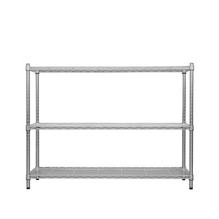 dayneeds 日需百備 輕型電鍍鎖管架 鐵力士架 收納層架 展示架 層架 鐵架, 電鍍, 3層