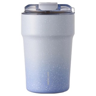 LocknLock 樂扣樂扣 Metro Cafe陶瓷塗層杯, 1個, 天藍水磨石(藍莓冰沙), 400ml