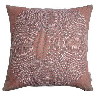 HOLA 和樂家居 孟菲斯系列 繡印花抱枕, 紅藍