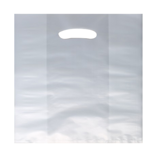 HD塑膠購物袋 中, 1套, 白色