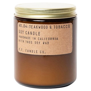 P.F Candleco. 香氛蠟燭, 柚木菸草, 204g, 1罐