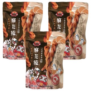 福味麻花捲 黑糖, 200g, 3包