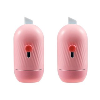 That's That快遞收據個人資訊保護印章 橢圓形, 2個, 粉色的