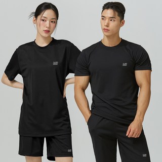 블랙몬스터핏 남녀공용 기능성 냉감 통기성 트레이닝 상하의 세트