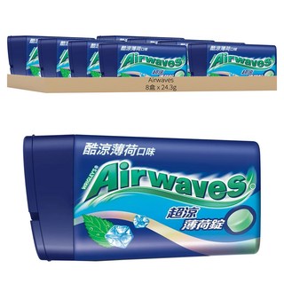 Airwaves 超涼薄荷錠, 24.3g, 8盒