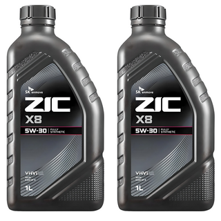지크 X8 가솔린 LPG 엔진오일, 2개, 5w30, 1L