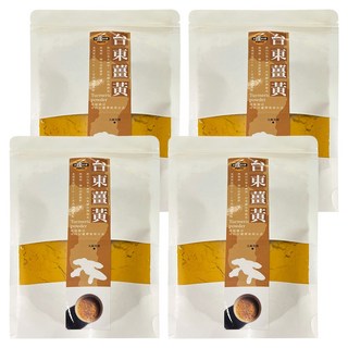 Sunfood 台東薑黃粉 台灣產 無添加物 無防腐劑, 100g, 4包
