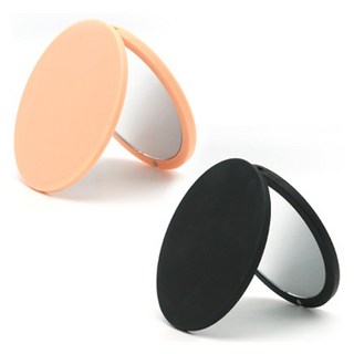세븐스타 양면확대손거울, 블랙, 연핑크, 2개