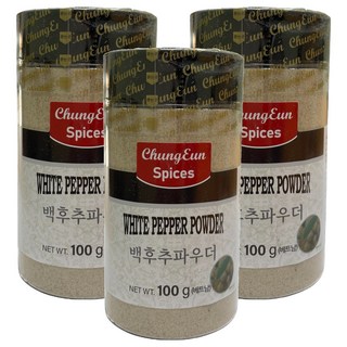 Cheongeun F&B 白胡椒粉, 100g, 3個