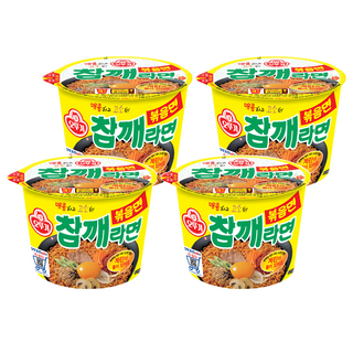 오뚜기 참깨라면 볶음면 110g, 4개