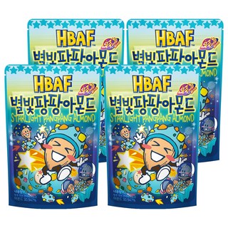 HBAF 杏仁果 星光跳跳糖味, 120g, 4包