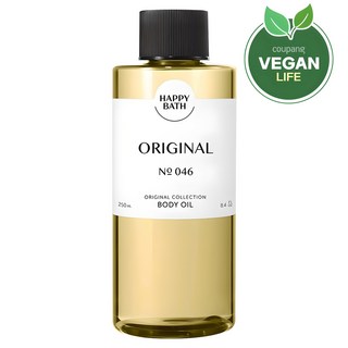 HAPPY BATH Original系列保濕身體油 經典果香, 250ml, 1瓶
