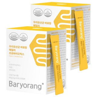 Baryorang 我們的乳酸菌家族益生菌, 60g, 2盒