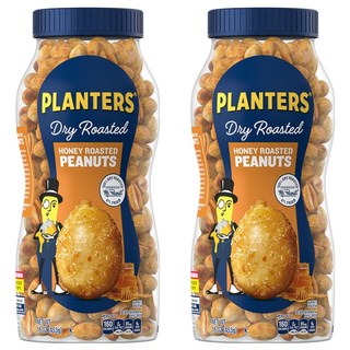 PLANTERS 허니로스티드 피넛, 453g, 2개