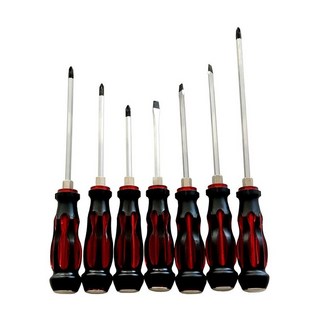 貫通起子 7支 附收納袋 底部可敲擊, 1組