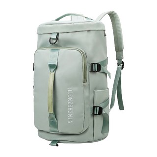 XINZHEZNGTU 二用多功能運動旅行包，防水牛津布，後背包/單肩包/手提包/斜背包, 26 x 23 x 45cm, 果綠色, 1個