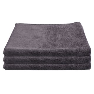 차싹 초극세사 차량용 세차타월 소형 30 x 40 cm, 그레이, 3개