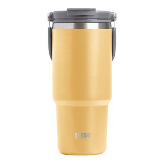 TYESO 泰碩 304不鏽鋼隨行杯, 黃色, 750ml, 1個