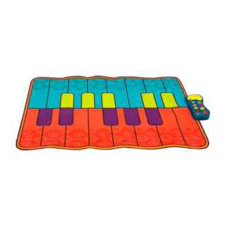 B.toys 科技感統玩具 布吉烏吉雙人跳舞墊 3歲以上, 藍色+橘色, 1個