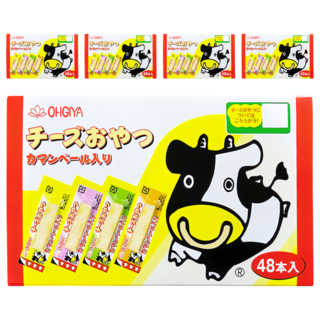 OHGIYA 扇屋 鱈魚起司條，風味濃郁，方便攜帶，美味零食, 115.2g, 5盒