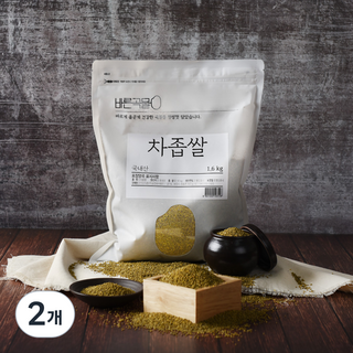 바른곡물 국산 차좁쌀, 1.6kg, 2개