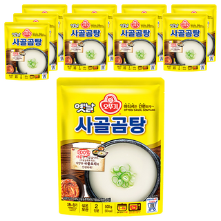 오뚜기옛날 사골곰탕, 500g, 10개