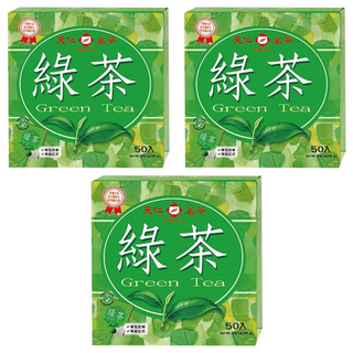 天仁茗茶 綠茶 單包防潮 無鋁釘式, 2g, 50包, 3盒