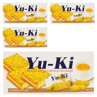 YU-KI 花生夾心餅, 150公克, 2枚 x 8包, 150g, 4盒