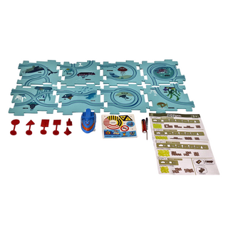 拼圖軌道車 海洋 25片裝, 8片, 1盒
