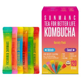 선망 콤부차 6종 세트, 5g, 120개입, 1세트