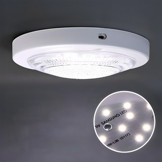 LED圓形玄關樓梯走廊陽台15W乾式感應燈, 1個, 白光