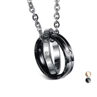 PEONIST 鋼環吊墜情侶項鍊