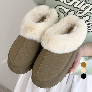 女款 Marania 毛絨短筒厚底毛靴 ZWMM2558