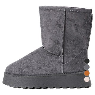 TAMINA 女性用保暖厚底中筒雪靴 TMA33