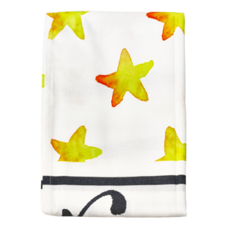 小銅板 白亞麻門簾, 許願星