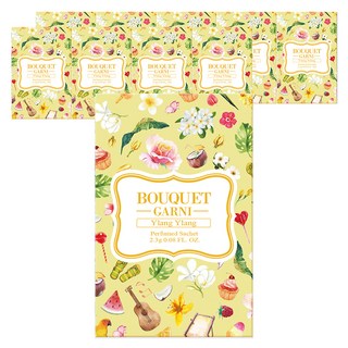 부케가르니 퍼퓸드 샤쉐 옷장방향제 일랑일랑 본품, 2.3g, 10개, 일랑일랑향