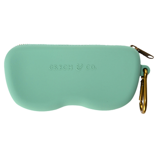 Grech&Co 矽膠多功能收納盒, 太陽眼鏡盒, 小物收納包, 蕨青色