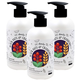 台塑生醫 私密肌舒緩潔淨露 黑燕麥 & 蔓越莓 pH3.8, 330g, 3瓶