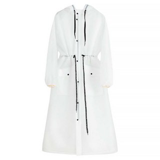 EVA收腰風衣 XL 白色 1件