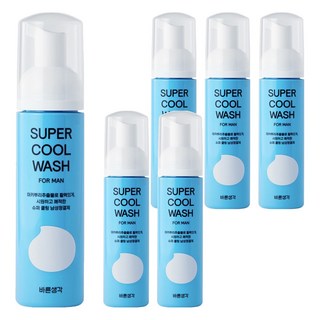 Brsg 男性私密處涼感潔淨慕斯, 200ml, 6瓶