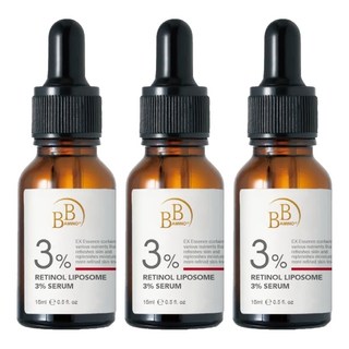 BB AMINO 科研 3%A醇微脂囊青春精華, 15ml, 3瓶