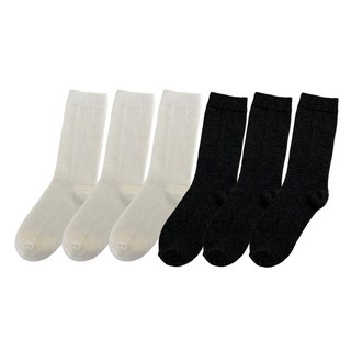 BIARRITZ 女款Mari羊絨羊毛襪 2種*3雙組